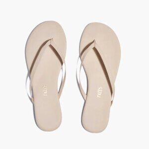 TKEES FOUNDATIONS MATTE FLIP FLOP IN LINEN 8